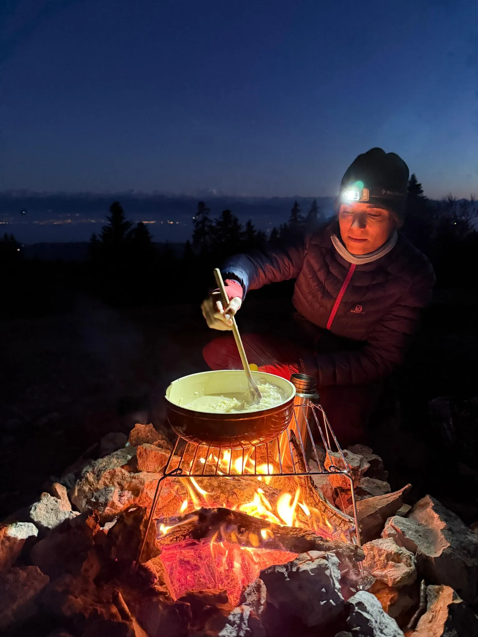 Randonnée & Fondue au feu de bois